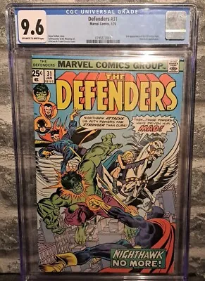 Buy Defenders #31 CGC 9.6 NM+ White Pg Marvel 1976 - Off-centre • 85£