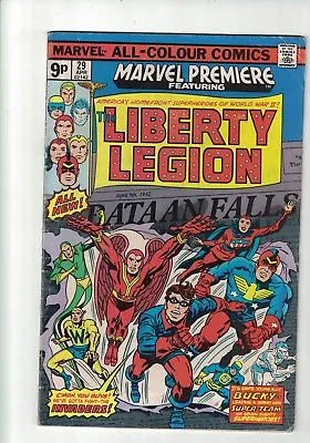 Buy Marvel Premiere Comic Featuring No. 29 APR  1976 - 1st Modern App The Patriot! • 4.49£