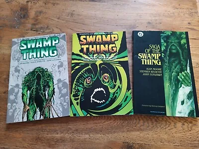 Buy Swamp Thing Volume 6 & 7 + Saga Of The Swamp Thing Len Wein Alan Moore Job Lot • 28£