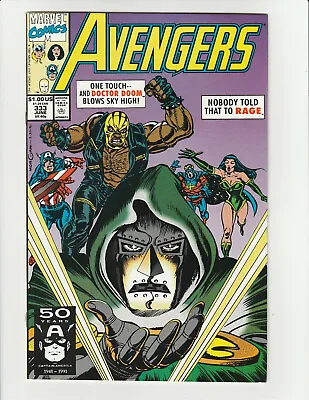 Buy Avengers #333 Marvel 1991 Comic Book 7.5 Very Fine- (VF-) Doom Captain America • 9.37£
