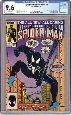 Buy Spectacular Spider-Man Peter Parker #107 CGC 9.6 1985 3956978019 • 87.63£