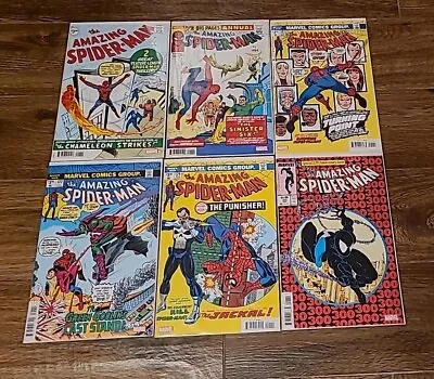 Buy Amazing Spider-man Facsimile Lot 1 121 122 129 300 Annual 1 Marvel Comics Nm • 28.15£