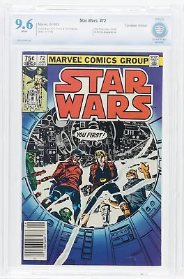 Buy Star Wars #72 9.6 NM+ BOSSK IG-88 Ultra RARE Canadian Newsstand Price Variant • 87.15£