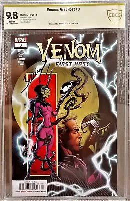 Buy Venom: First Host #3, CBCS 9.8 NM/M, Signed By Bagley, 1st Appearance Of Sleeper • 55.19£