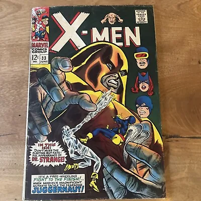 Buy X-Men #33 Uncanny Marvel Comics Juggernaut VG • 47.42£