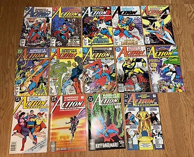Buy Action Comics Superman (1987) #584 To #600 Range (14 Issues) John Byrne  VF- NM • 23.87£