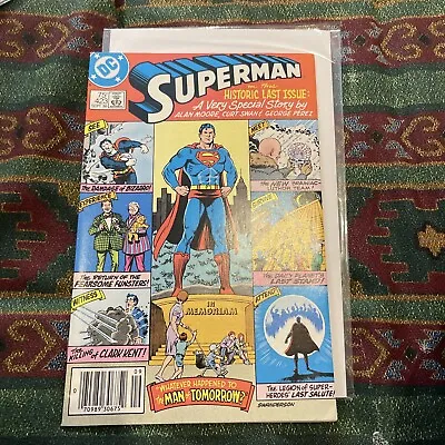 Buy SUPERMAN #423 VF 1986 ALAN MOORE Newsstand🔥🔑!!! • 14.30£