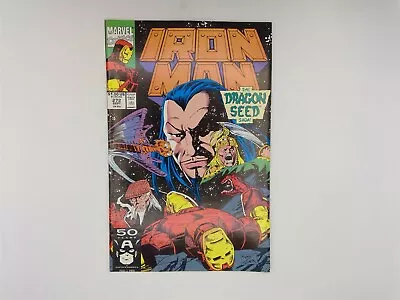 Buy Iron Man #272 Marvel Comics 1991 VF- Dragon Seed Saga! FL • 2.37£