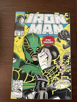 Buy Iron Man #287 - 1st App. Atom Smasher..Marvel Comics NM • 4£
