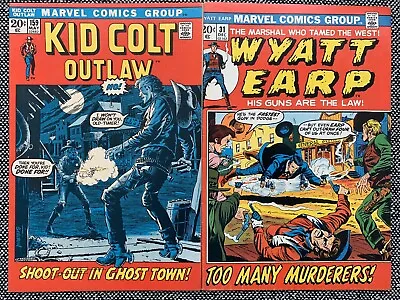 Buy Marvel Western 1972 Kid Colt 159 & Wyatt Earp Earp 31 • 32.14£