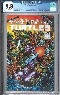 Buy Teenage Mutant Ninja Turtles #7 CGC 9.8 NM/MT WP 1986 Mirage Studios TMNT Color! • 261.39£