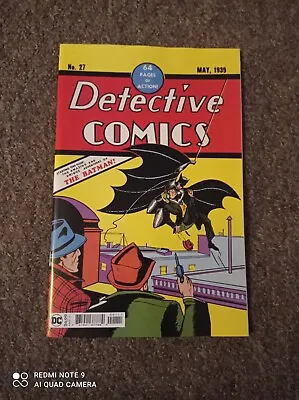 Buy Detective Comics #27 Facsimile Edition Key 1st App Batman Reprint Dc Comics New! • 9.99£