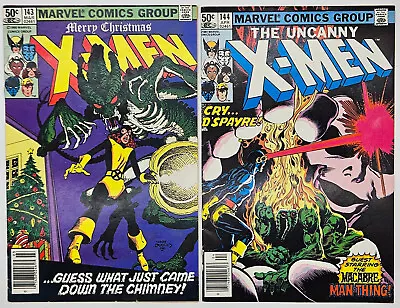 Buy The Uncanny X-Men #143, 144 1981; 6.0-7.5 Last Byrne Issue! Man-Thing Appearance • 18.27£