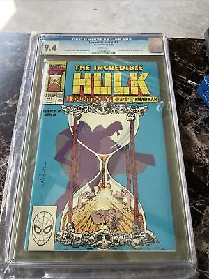 Buy The Incredible Hulk #367 CGC 9.4 NM Marvel Comic Book Graded 1st Dale Keown AN • 38.74£