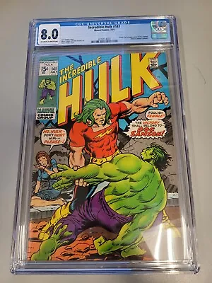 Buy Incredible Hulk #141  Vf 8.0 Cgc   Origin & 1st App. Doc Samson  • 213.38£