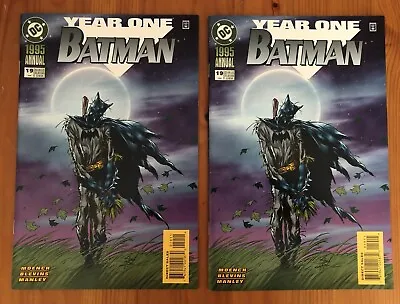 Buy TWO Copies Of BATMAN ANNUAL 19 - ORIGIN OF SCARECROW! Amazing Art! NM • 7.99£