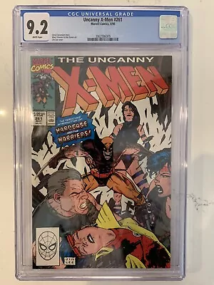 Buy Uncanny X-Men #261 CGC 9.2 (Marvel 1990)  White Pages. Wolverine On Cover! • 36.19£