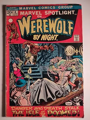 Buy Marvel Spotlight #4, VG- 3.5, Werewolf By Night, 1st Darkhold, Major Key 🔑🔥🔑 • 36.36£