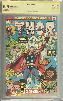 Buy The Mighty Thor#239 CBCS 5.5  Signed LEGEND Joe Sinnott • 118.55£