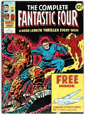 Buy The Complete Fantastic Four Comic #2 5th October 1977 Marvel UK - Combined P&P • 1.25£