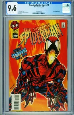 Buy AMAZING SPIDER-MAN #410 CGC 9.6 - 1st Spider-Carnage -Comic Book 3804835002 • 166.23£