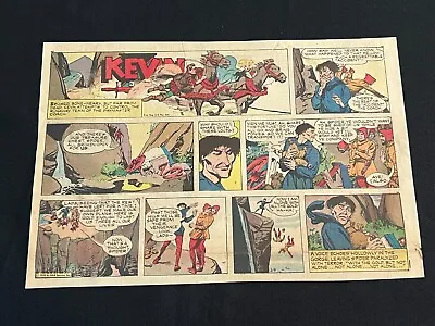 Buy #H02 KEVIN THE BOLD By Kreigh Collins Lot Of 3 Sunday Half Page Strips 1958 • 8.02£