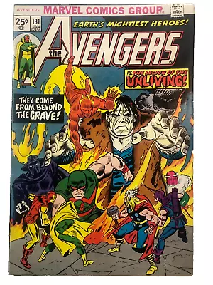 Buy Avengers #131 Vintage Bronze Marvel January 1975 Very Nice Condition & Free Ship • 19.99£