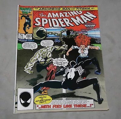 Buy The Amazing Spider-Man #283 Marvel Comics 1986 - Absorbing Man - High Grade • 11.98£