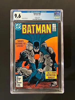 Buy Batman #402 CGC 9.6 (1986) -  No Month  Variant • 72.05£