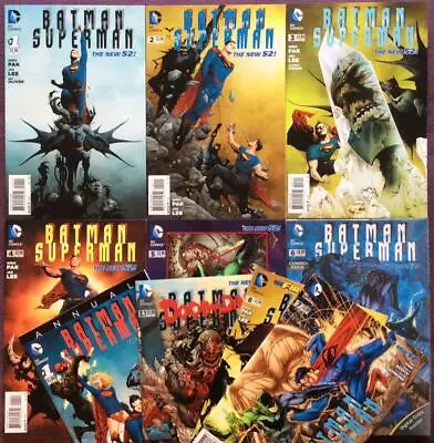 Buy Batman Superman #1 To #8 + #3.1 + Annual #1. DC 2013. 10 X Comics. • 35£