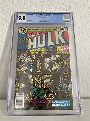 Buy Incredible Hulk #234 CGC 9.0 • 75£