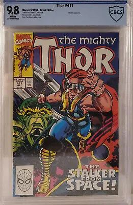 Buy The Mighty Thor #417 CBCS 9.8 Direct Edition • 547.38£