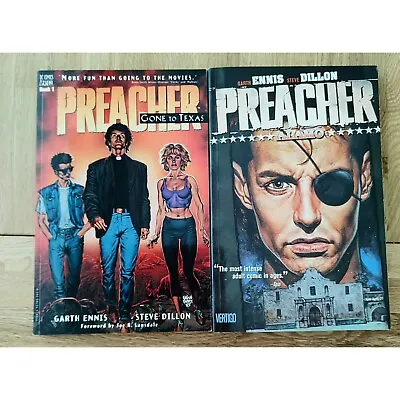 Buy Preacher Book 1 & Book 9 Graphic Novels Bundle • 9.99£