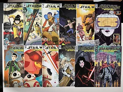 Buy Star Wars Adventures Idw Cover B & Ri Variant Set 6 7 14 16 17 19 30 Annual 2020 • 150.21£