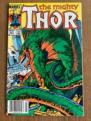 Buy The Mighty Thor #341 - Clark Kent/Lois Lane Cameo - (Marvel Mar. 1984) • 4.01£