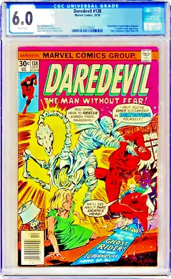Buy Daredevil #138 Marvel    1976      Graded 6.0 By CGC   1st Appearance Of Smasher • 42.63£