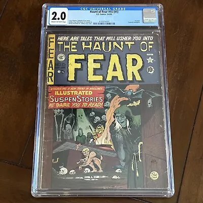 Buy Haunt Of Fear #15 (1950) - 1st Issue Of The Title! - CGC 2.0 • 1,383.02£
