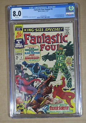 Buy Fantastic Four Annual #5 Nov 1967 CGC 8.0 • 235.83£