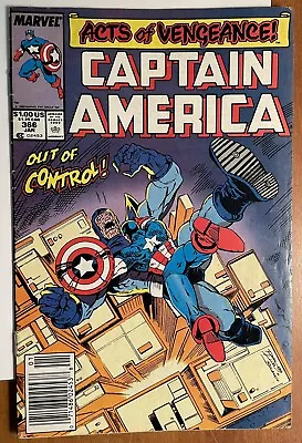 Buy Captain America Vol. 1 #366 (Marvel, 1989)- Newsstand- See Description • 4.01£