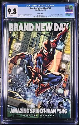 Buy Amazing Spider-Man #546 CGC 9.8 Hitch 1:10 Variant 1st Jackpot 2008 Marvel MCU • 213.46£