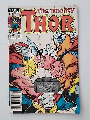 Buy 1983 Marvel Comics The Mighty Thor Vol 1 No 338 Bronze Age A Fool And His Hammer • 13.15£