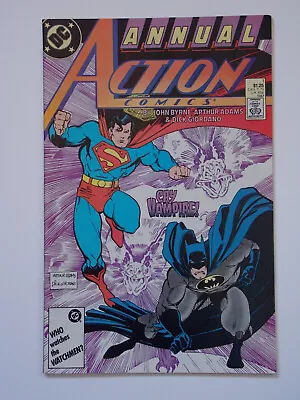 Buy Superman Action Comics - Annual No 1 (1987) Batman, Byrne, Adams Art - DC Comics • 5.99£