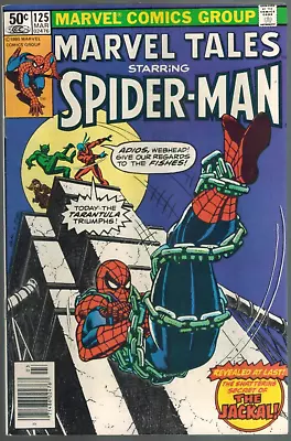 Buy Marvel Tales 125  The Jackal Unmasked! (rep Amazing Spider-Man 148) 1981  Fine+ • 4.79£
