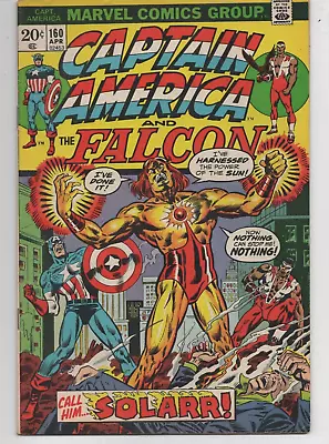 Buy CAPTAIN AMERICA AND THE FALCON, Marvel Comics, #160, April. 1972 • 20.98£