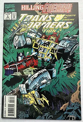 Buy Transformers Generation 2 #3 Killing Frenzy! Vol #1  Marvel Comics 1994 • 7.90£