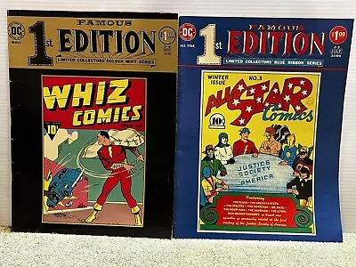 Buy Two 1974 Famous 1st Edition Whiz Comics & All-Star #3 - 14”x10” Giant Sized! (2) • 27.94£