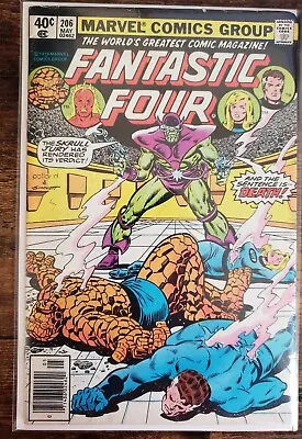Buy Fantastic Four #206 - (1979) Secrect Invasion Key - Mid Grade - New Bag & Board • 6.02£