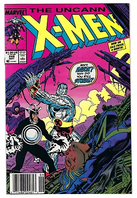 Buy Marvel Comics UNCANNY X-MEN #248 First Printing Newsstand Variant Jim Lee • 7.83£
