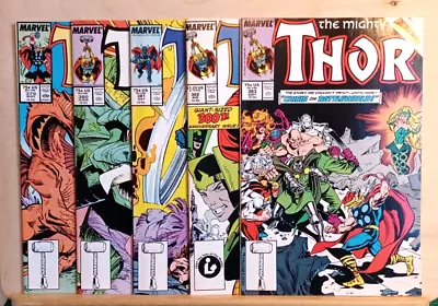 Buy The Mighty Thor #379, 380, 381, 382, 383 (1987) All VFN/NM • 18£
