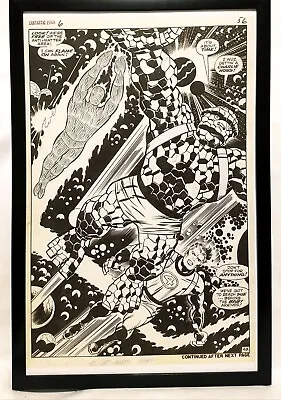 Buy Fantastic Four Annual #6 Pg. 43 By Jack Kirby 11x17 FRAMED Original Art Poster M • 47.61£